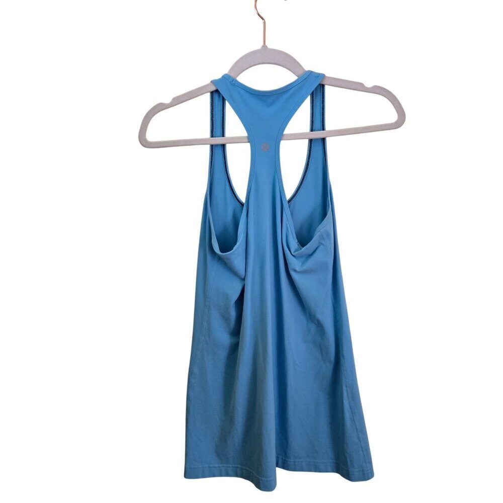 Lululemon Cool Racerback Tank Kayak Blue Size 6 - Picture 3 of 5